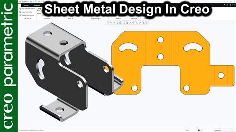 convert part to sheet metal creo|creo sheet metal tutorial pdf.